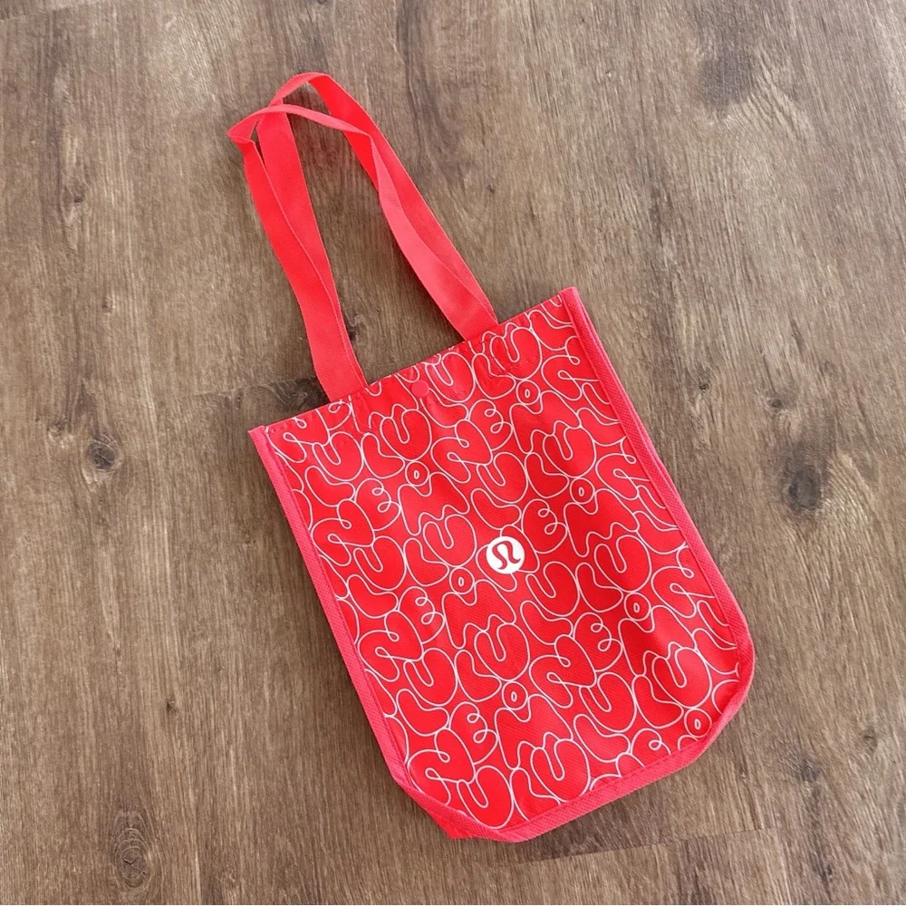 lululemon athletica | Bags | Lululemon Shopper Tote Bag Reusable Small  Daydream Red Spring 225 | Poshmark